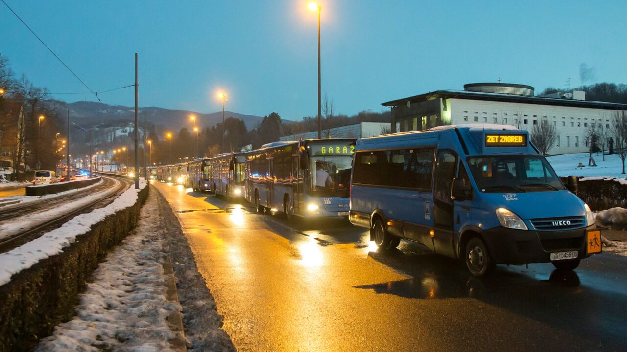 autobusi, Zagreb