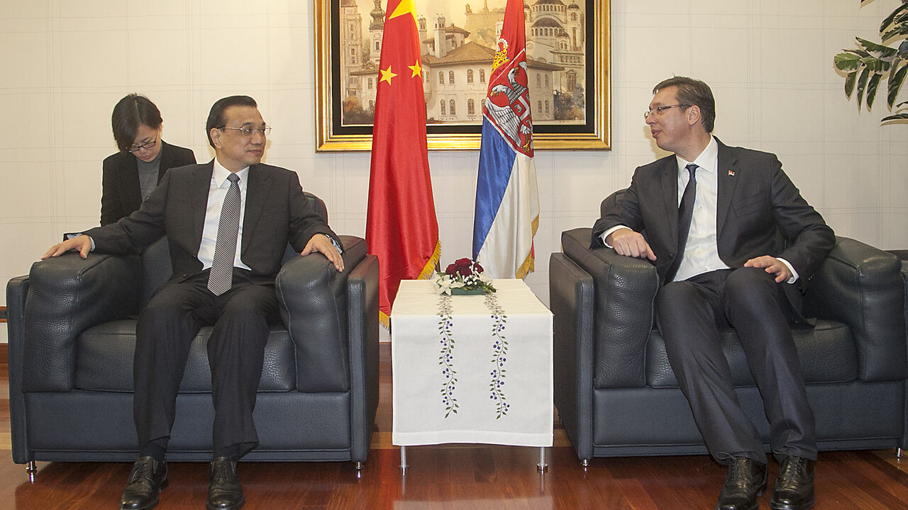 Li Kećijang i Aleksandar Vučić