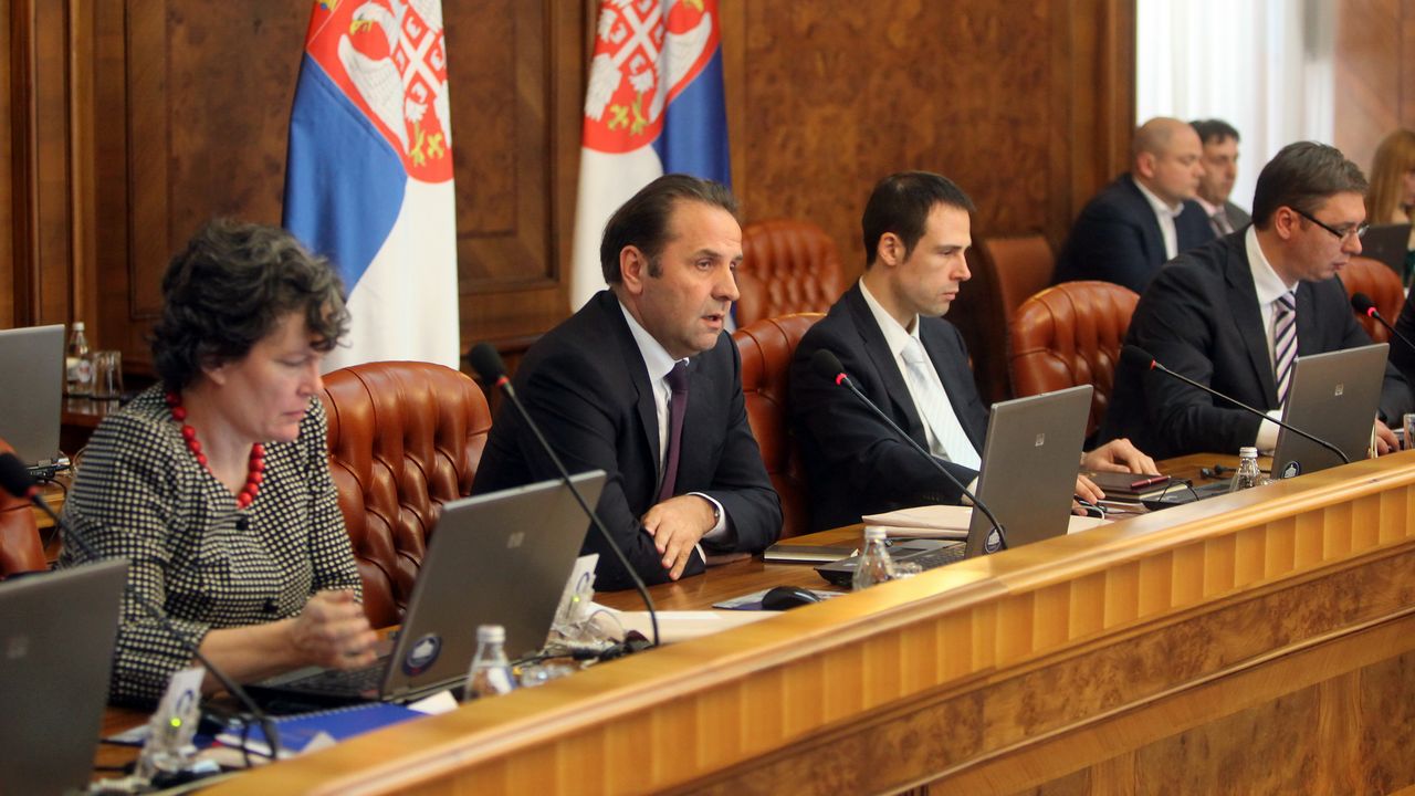 Rasim Ljajić na sednici Vlade Srbije