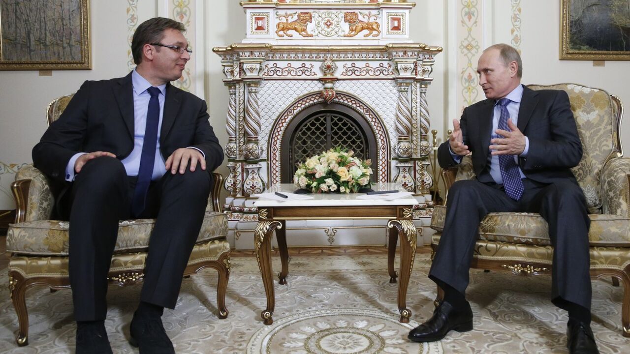 Aleksandar Vučić i Vladimir Putin