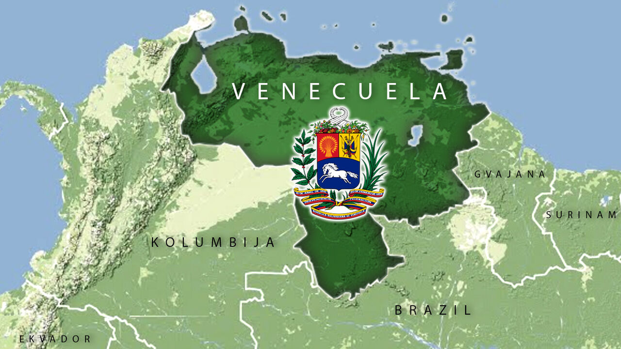 Mapa Venecuele
