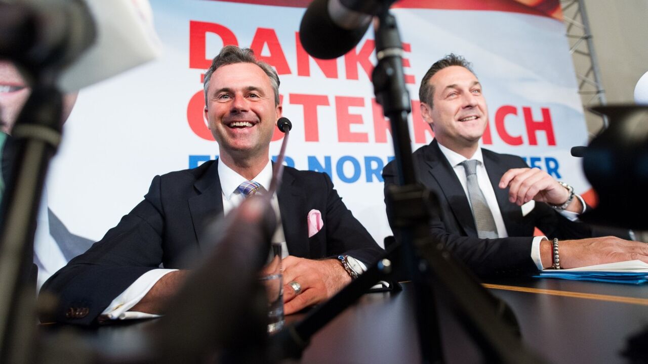 Norbert Hofer i Hajnc Kristijan Štrahe