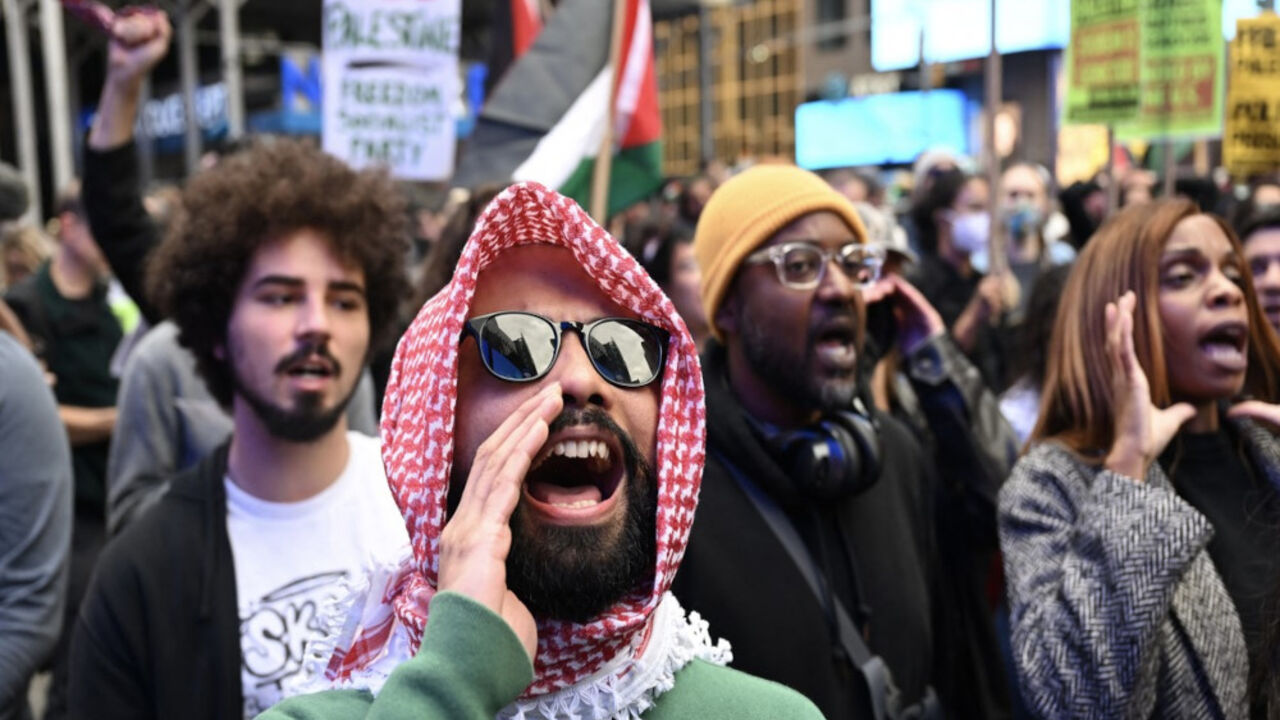 Njujork, protest Palestinaca i Izraelaca