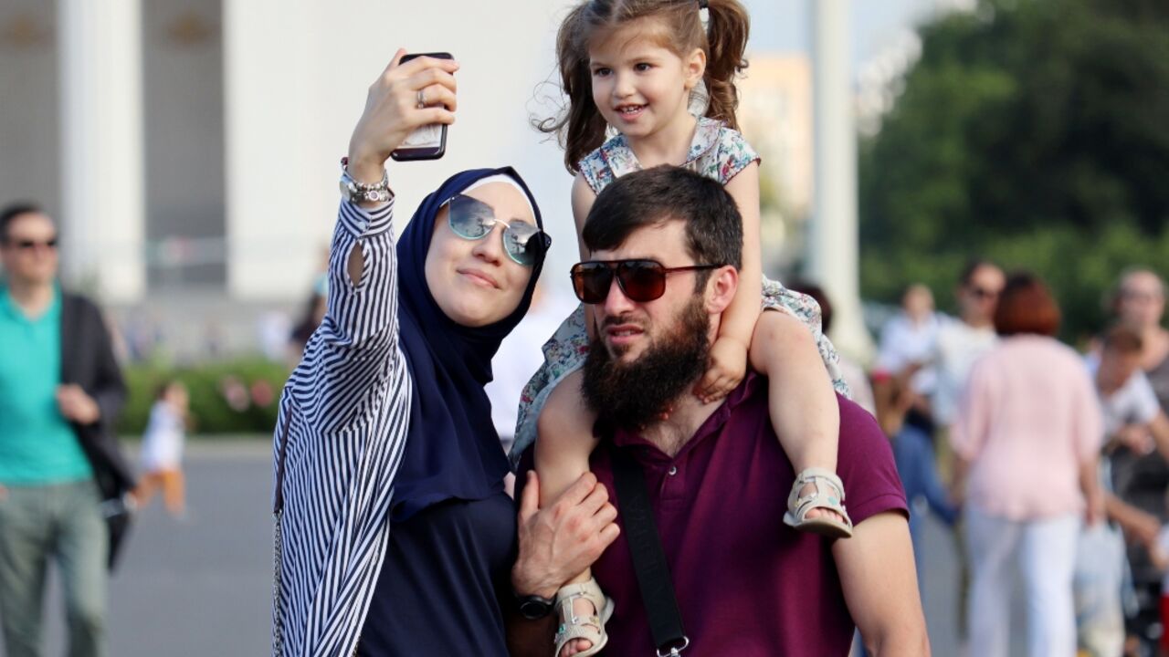 Muslimanska porodica u Rusiji
