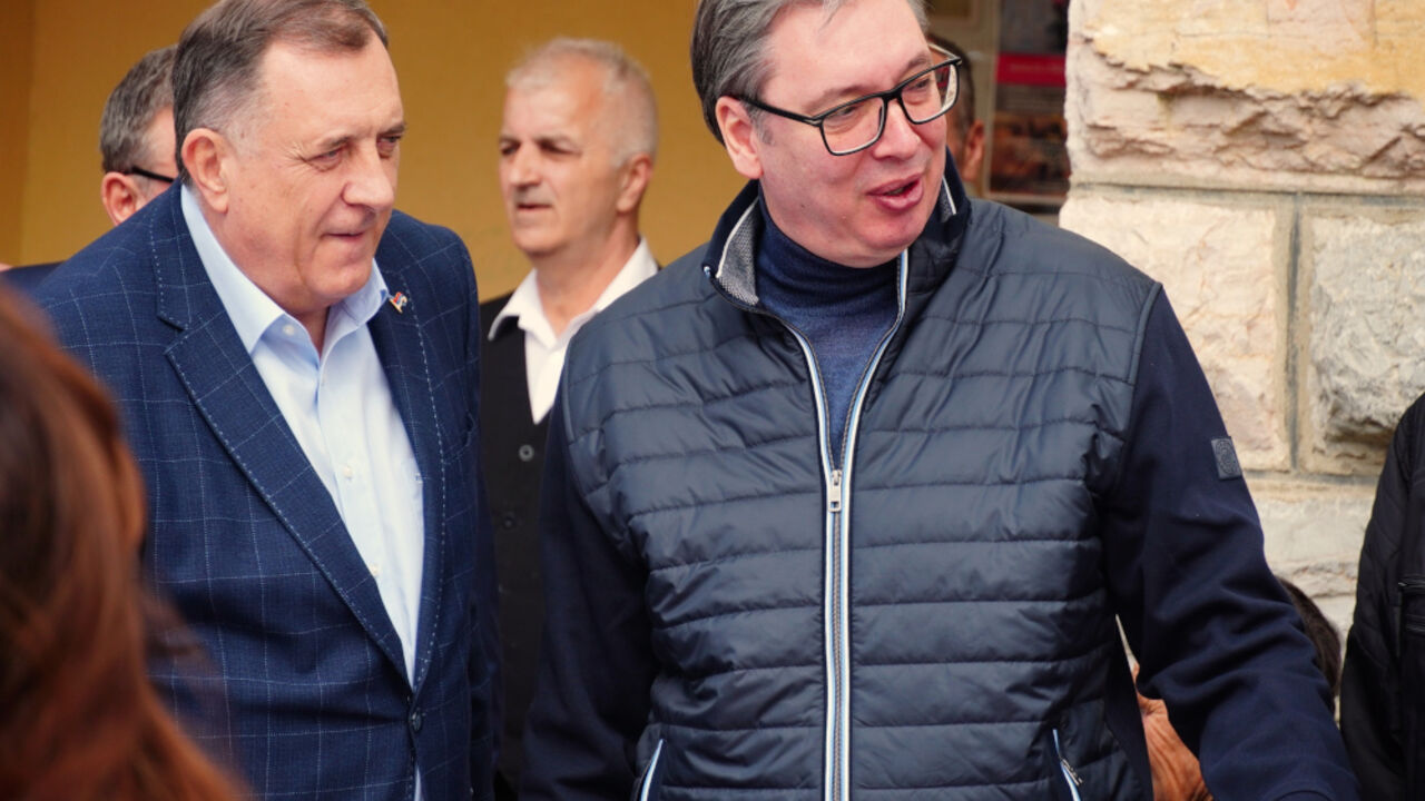Milorad Dodik i Aleksandar Vučić