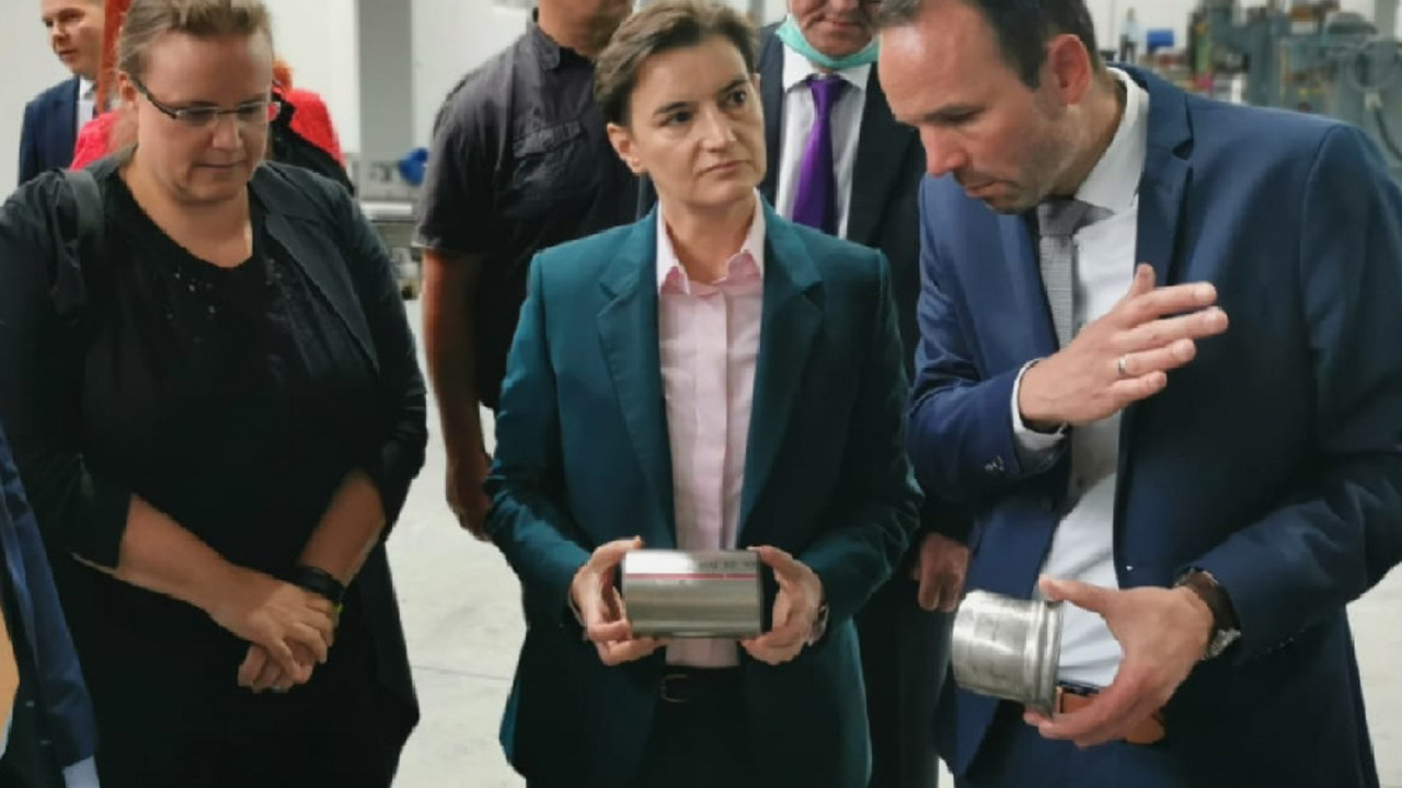 Premijerka na otvaranju fabrike u Ivanjici