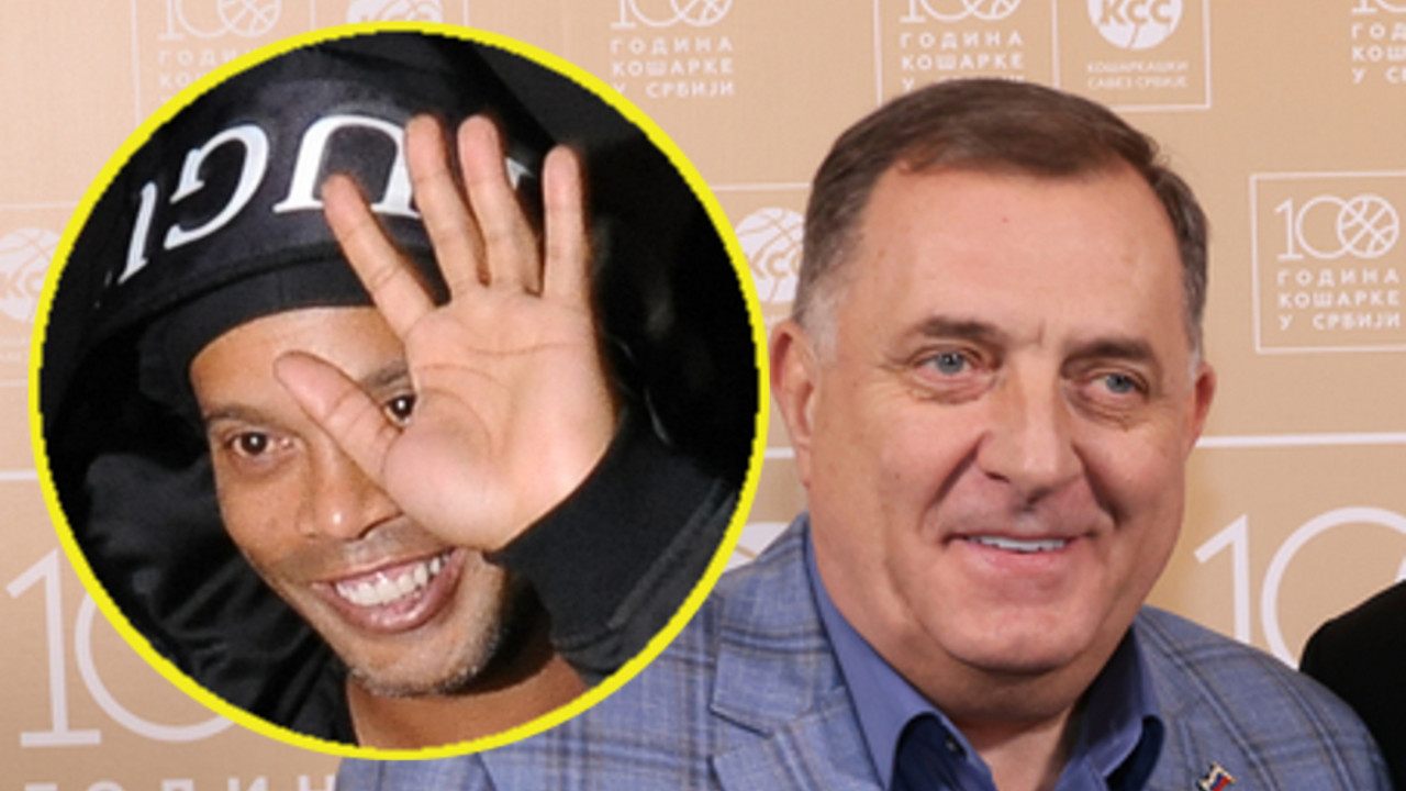 Ronaldinjo i Milorad Dodik