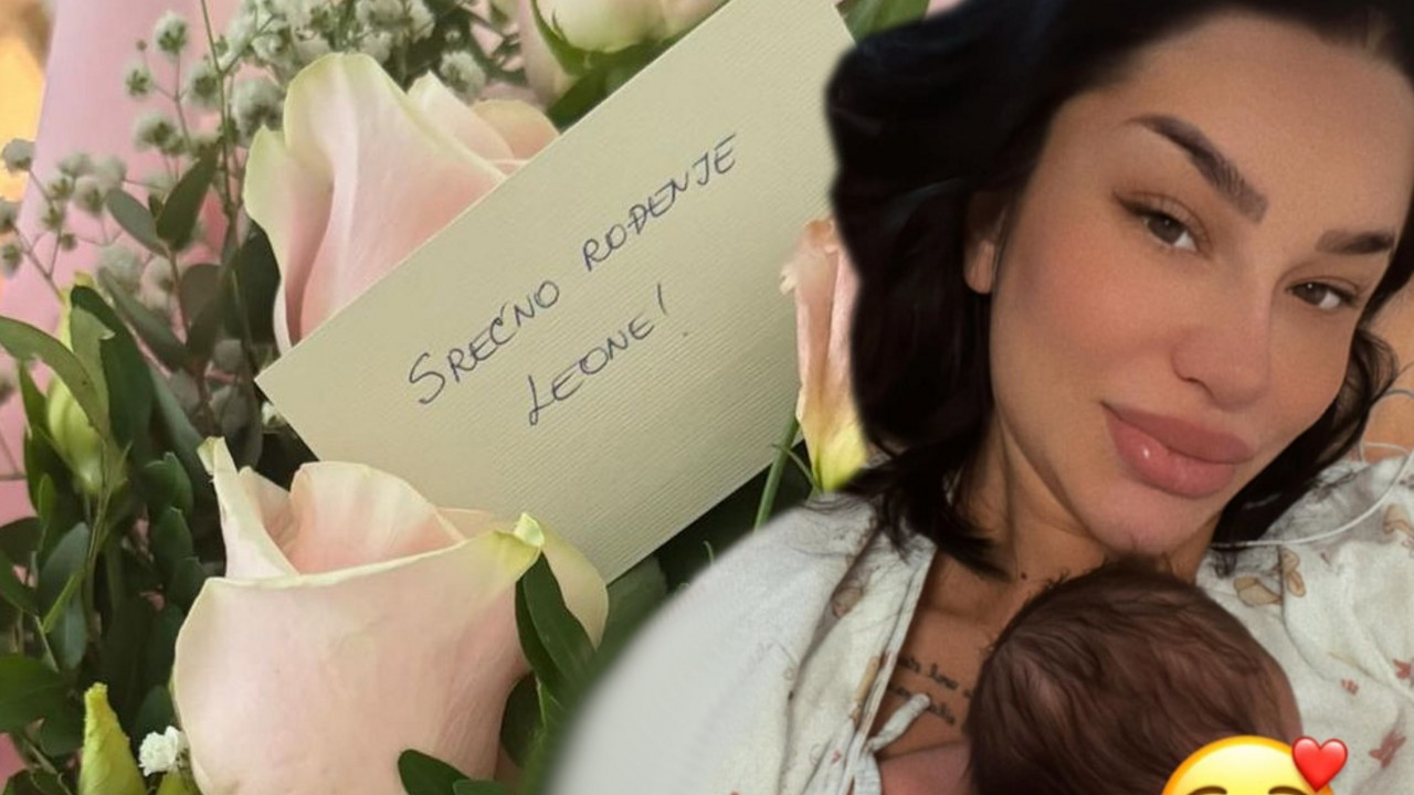 Aleksandra Nikolić sa kćerkom Leonom