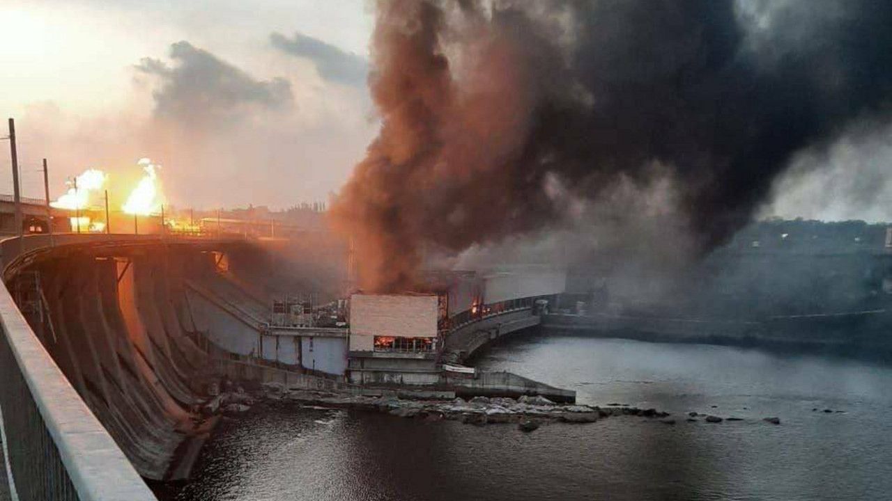 bombardovanje hidroelektrane Dnjepar