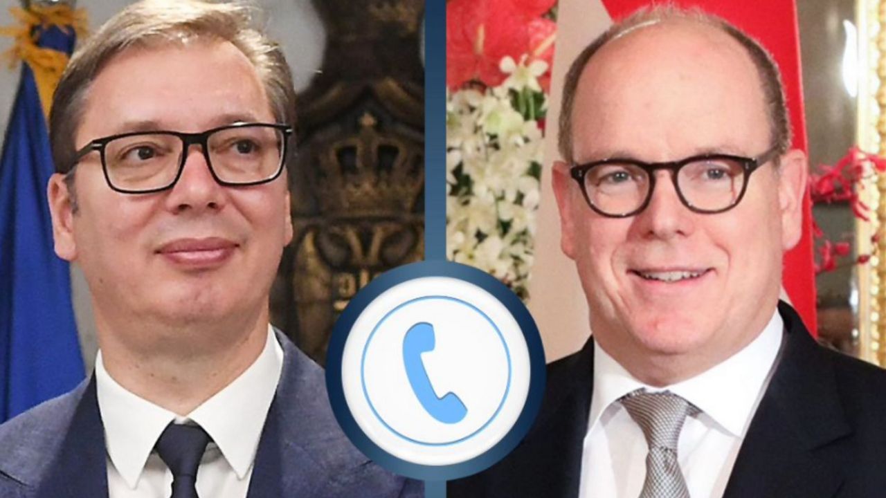 Aleksandar Vučić i knez Albert II od Monaka
