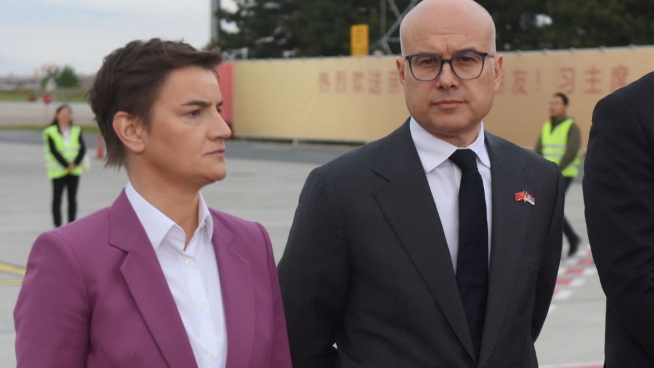 Ana Brnabić i Miloš Vučević