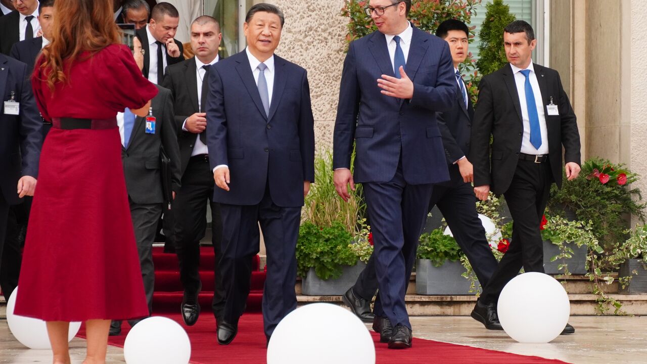 Aleksandar Vučić i Si Đinping
