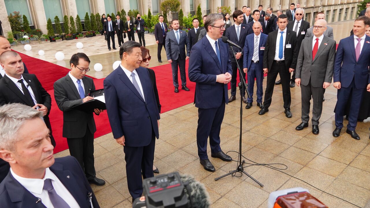 Aleksandar Vučić i Si Đinping