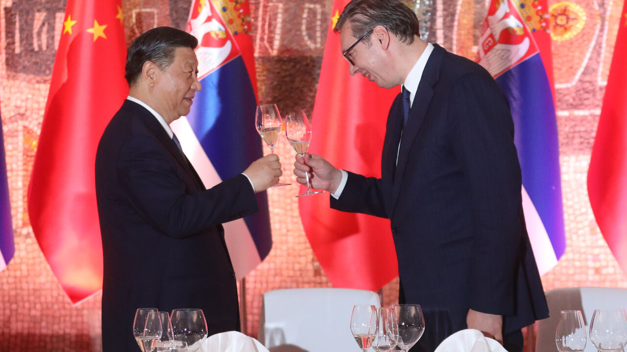 Aleksandar Vučić i Si Đinping
