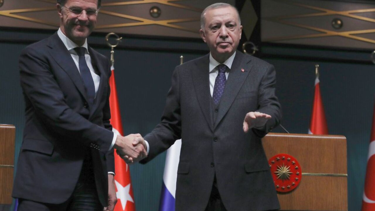 Mark Rute i Redžep Tajip Erdogan