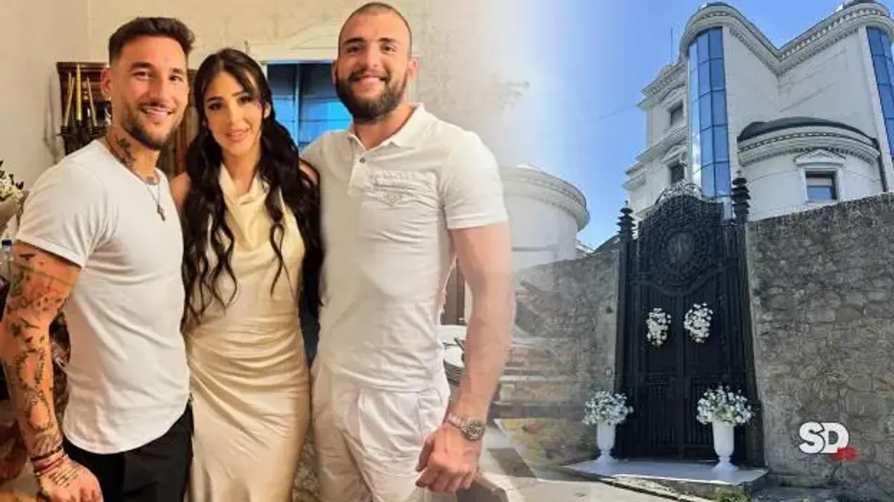 Nemanja Gudelj, Anastasija Ražnatović, Veljko Ražnatović 