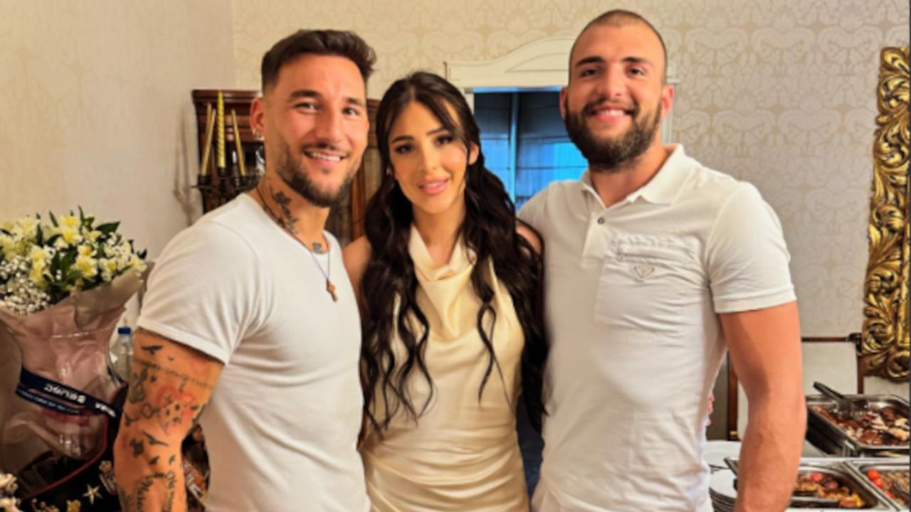 Nemanja Gudelj, Anastasija Ražnatović, Veljko Ražnatović