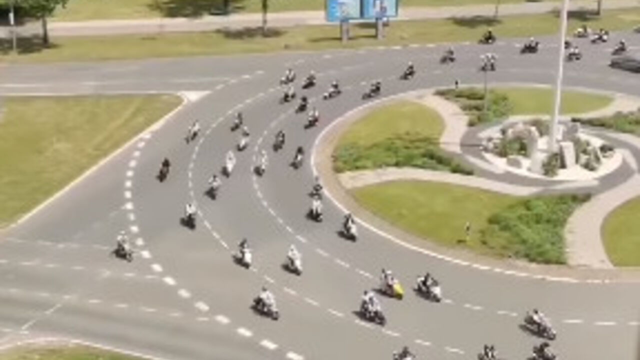 Motori kroz Beograd