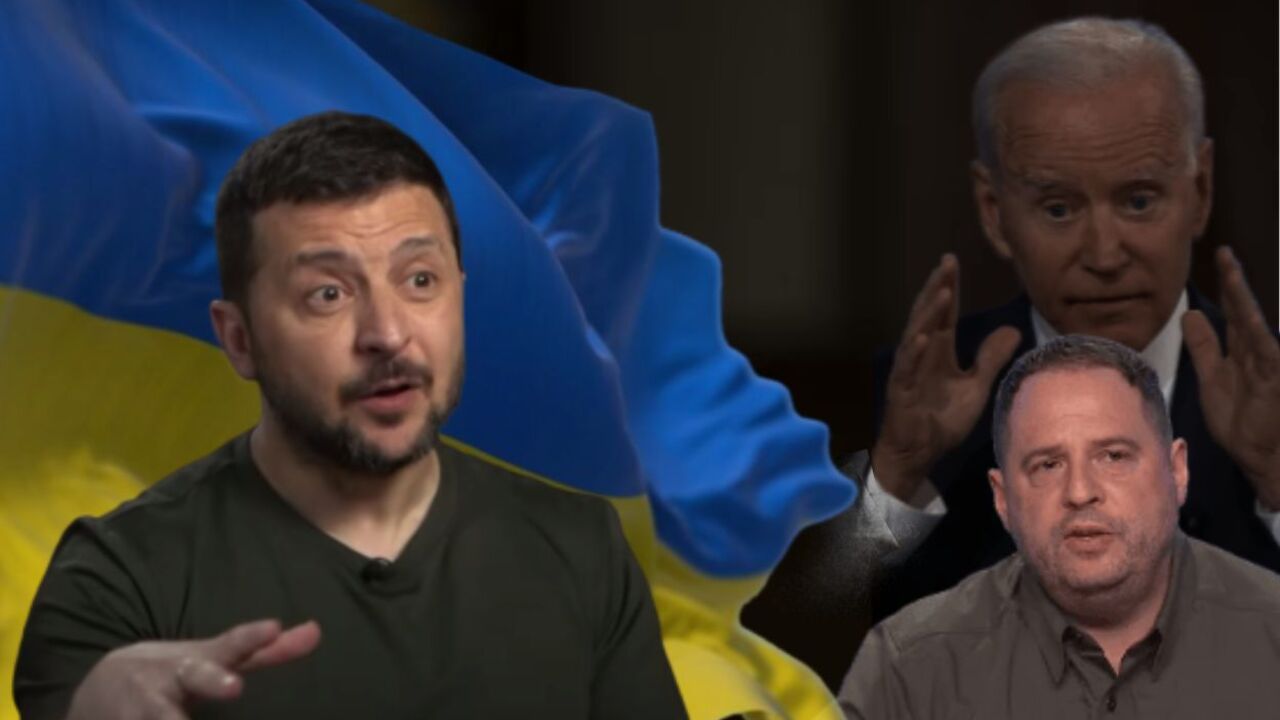 Volodimir Zelenski, Džozef Bajden, Andrej Jermak
