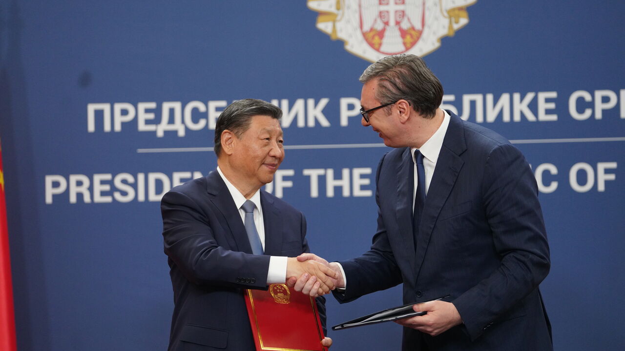 Aleksandar Vučić i Si Đinping