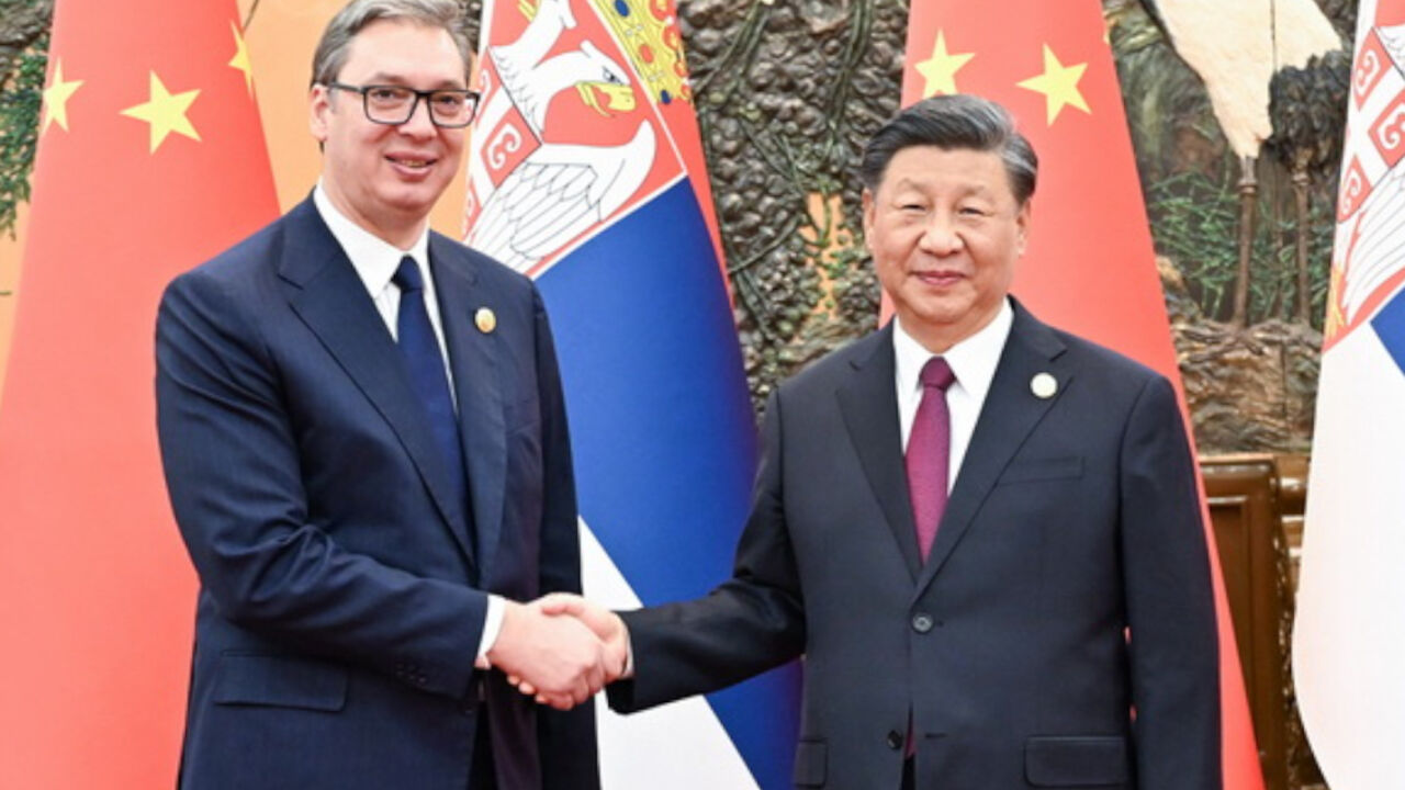 Aleksandar Vučić i Si Đinping