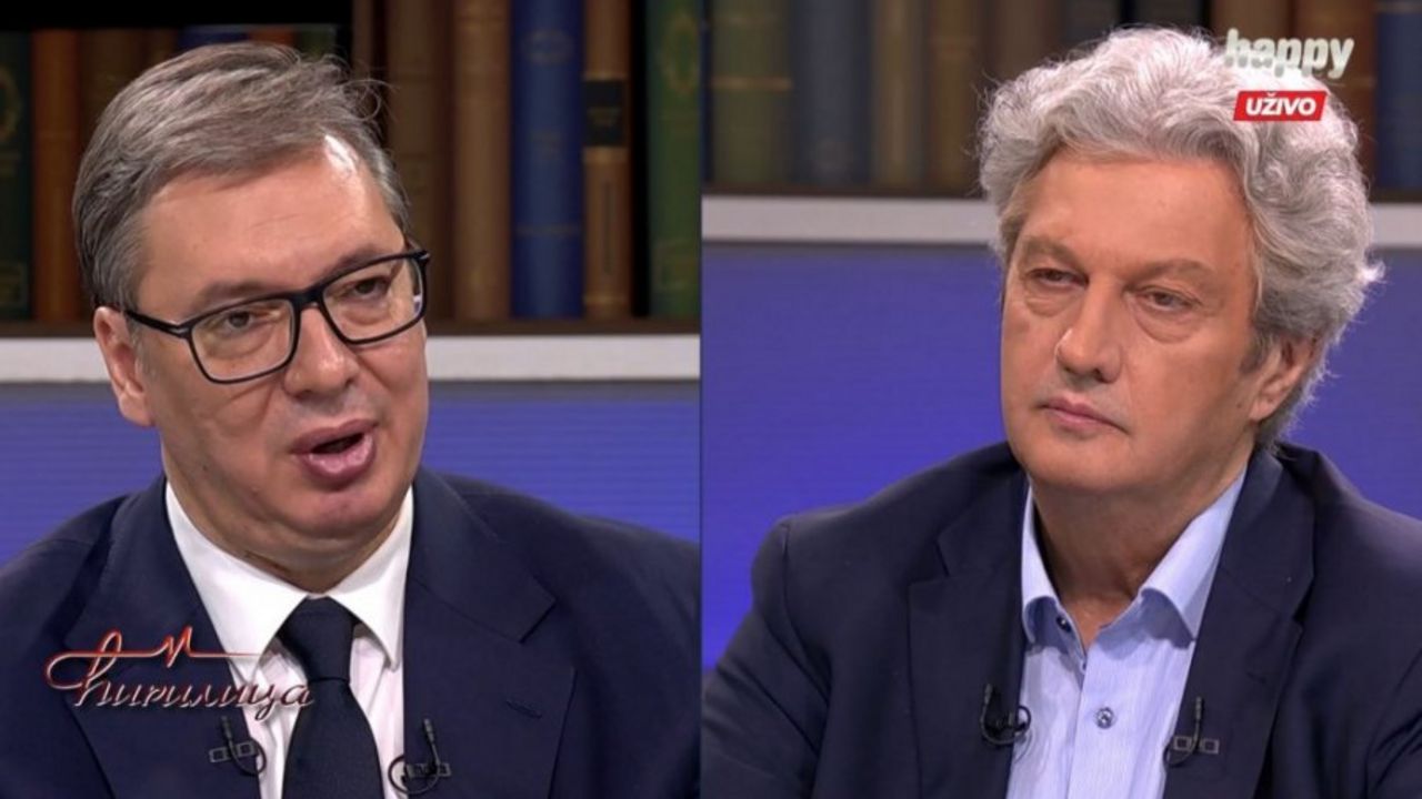 Aleksandar Vučić i Milomir Marić