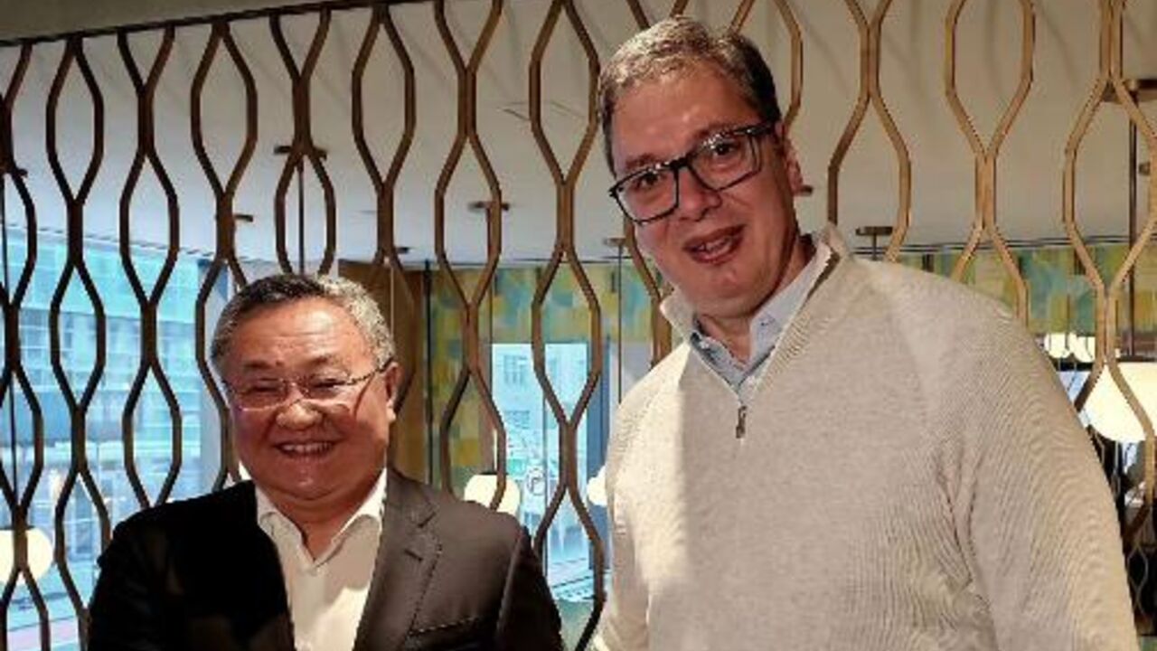 Aleksandar Vučić i Fu Cong