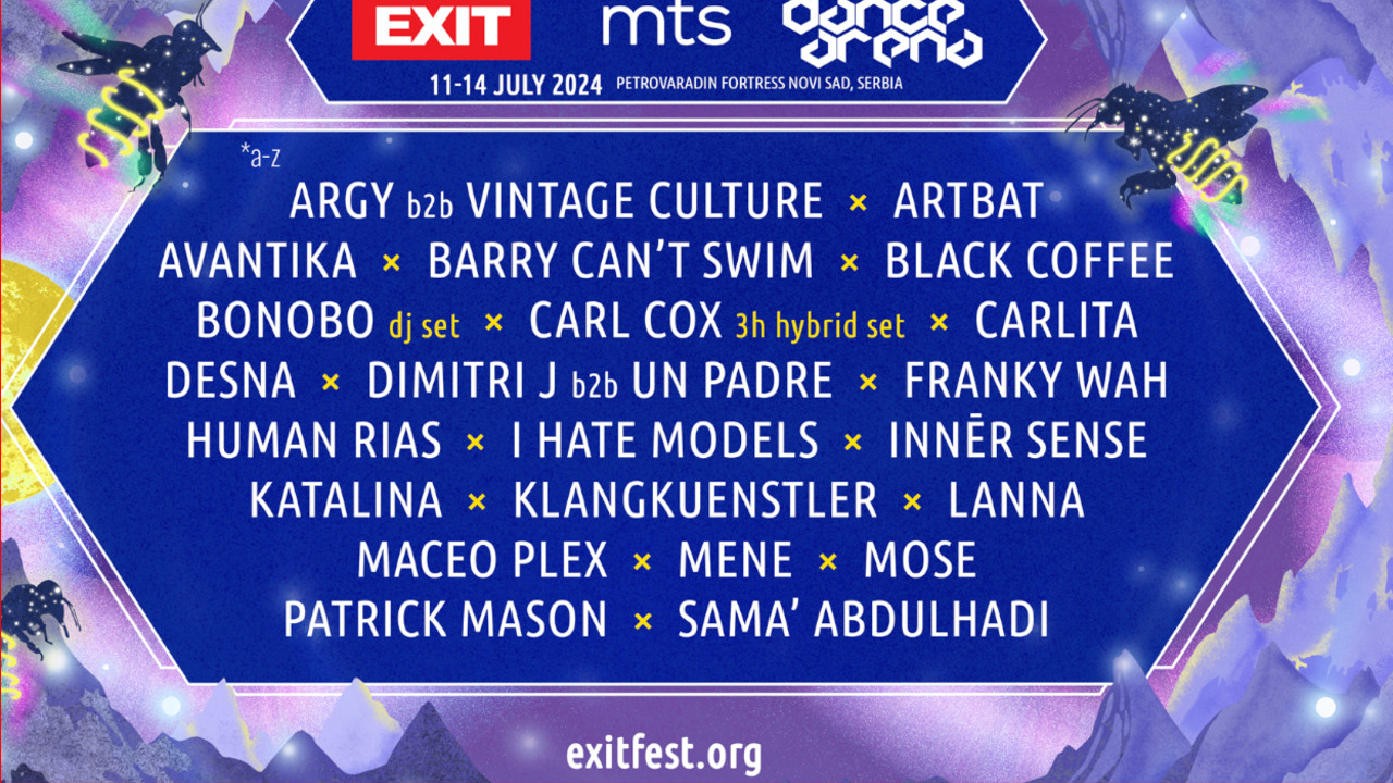 Exit izvođači 2024