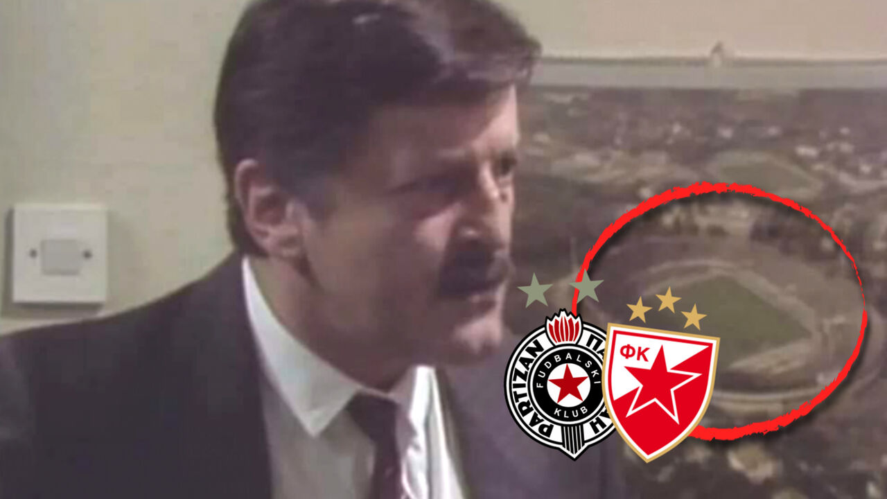 Giga Moravac i stadion Partizana