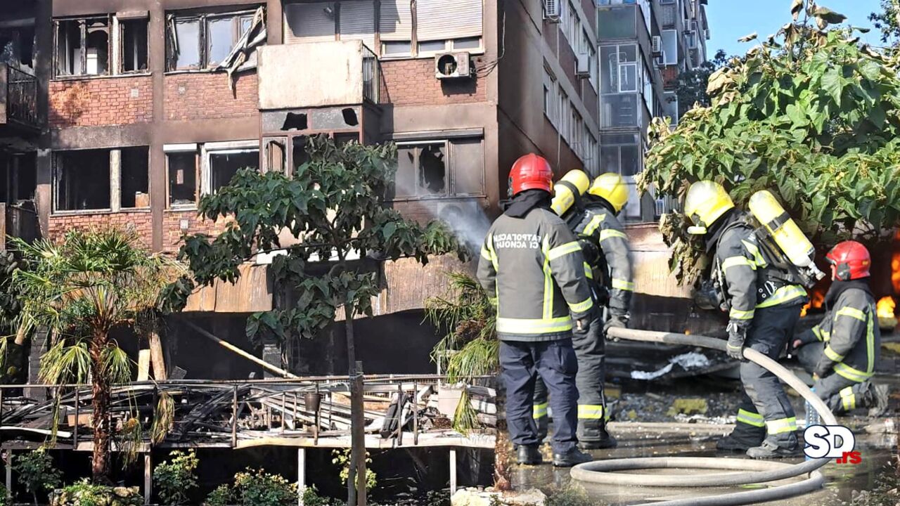 požar na Novom Beogradu