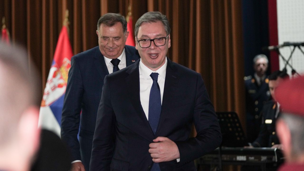 Aleksandar Vučić i Milorad Dodik