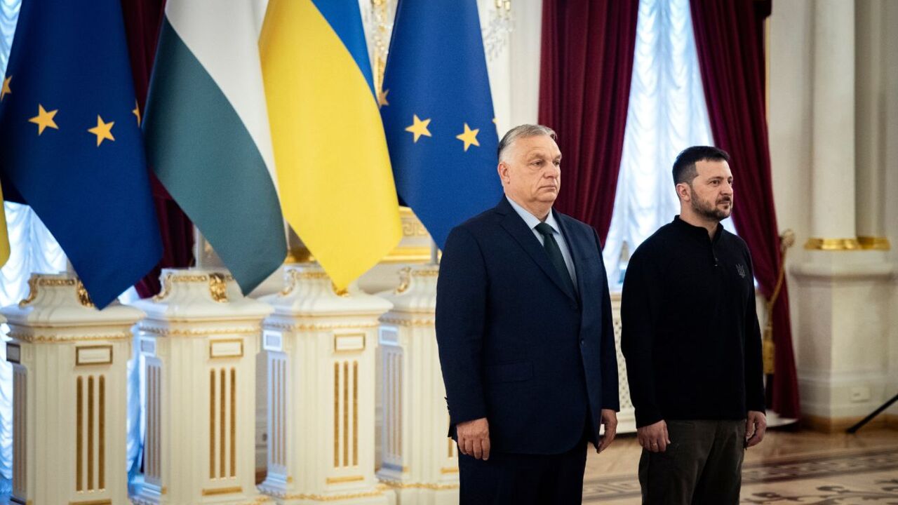 Viktor Orban i Volodimir Zelenski