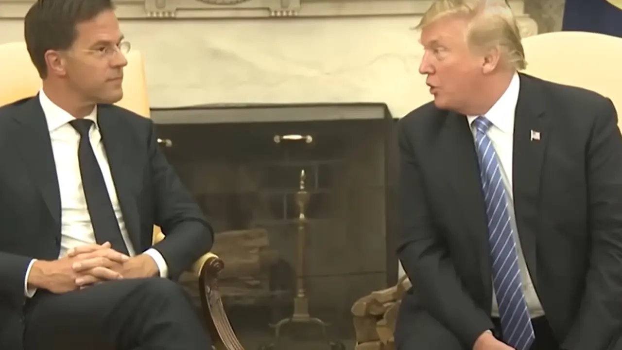 Mark Rute i Donald Tramp