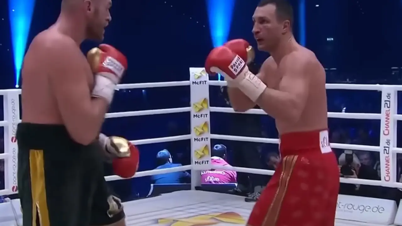 Tajson Fjuri i Vladimir Kličko