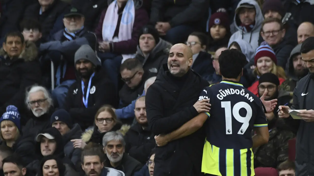 Pep Gvardiola i Ilkaj Gundogan 