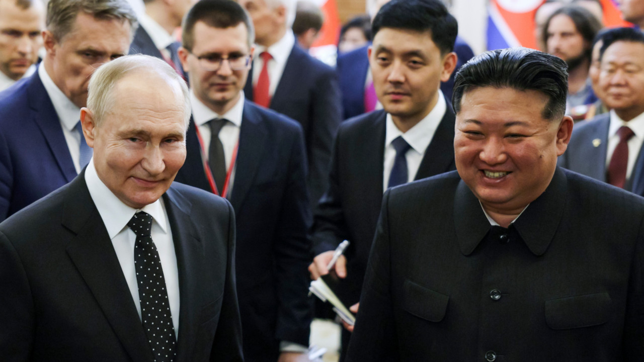 Vladimir Putin i Kim Džong Un