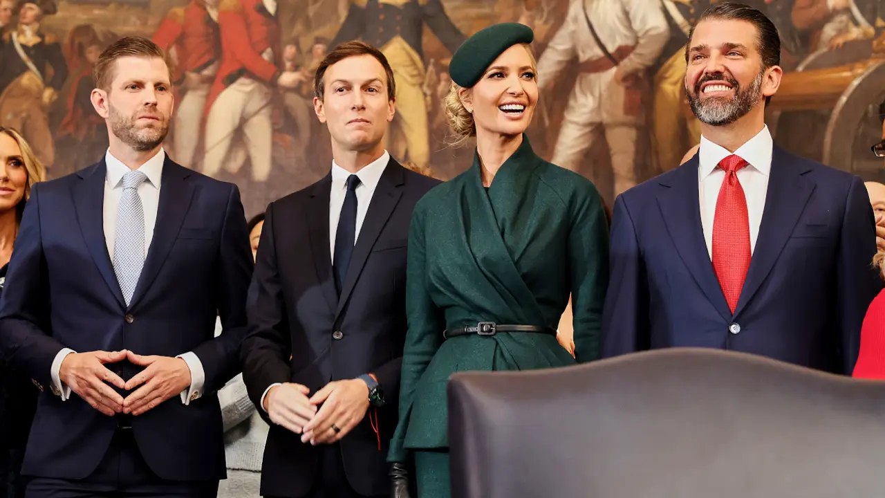 Inauguracija Donalda Trampa/Eric Trump, Jared Kushner, Ivanka Trump i Donald Trump Jr