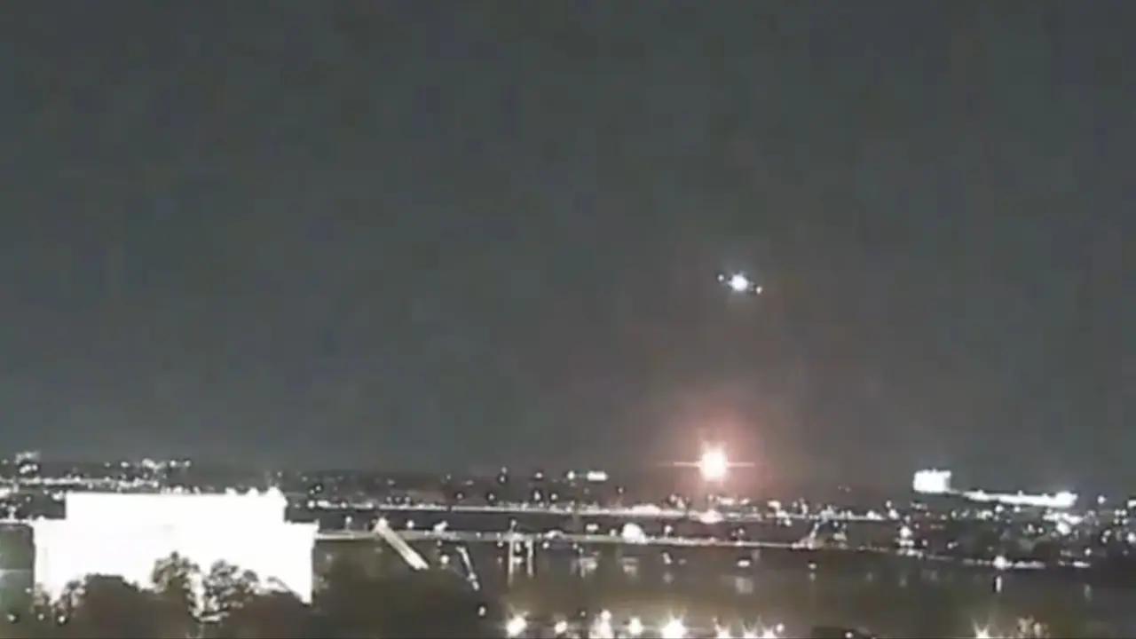Trenutak pada aviona u Vašingtonu