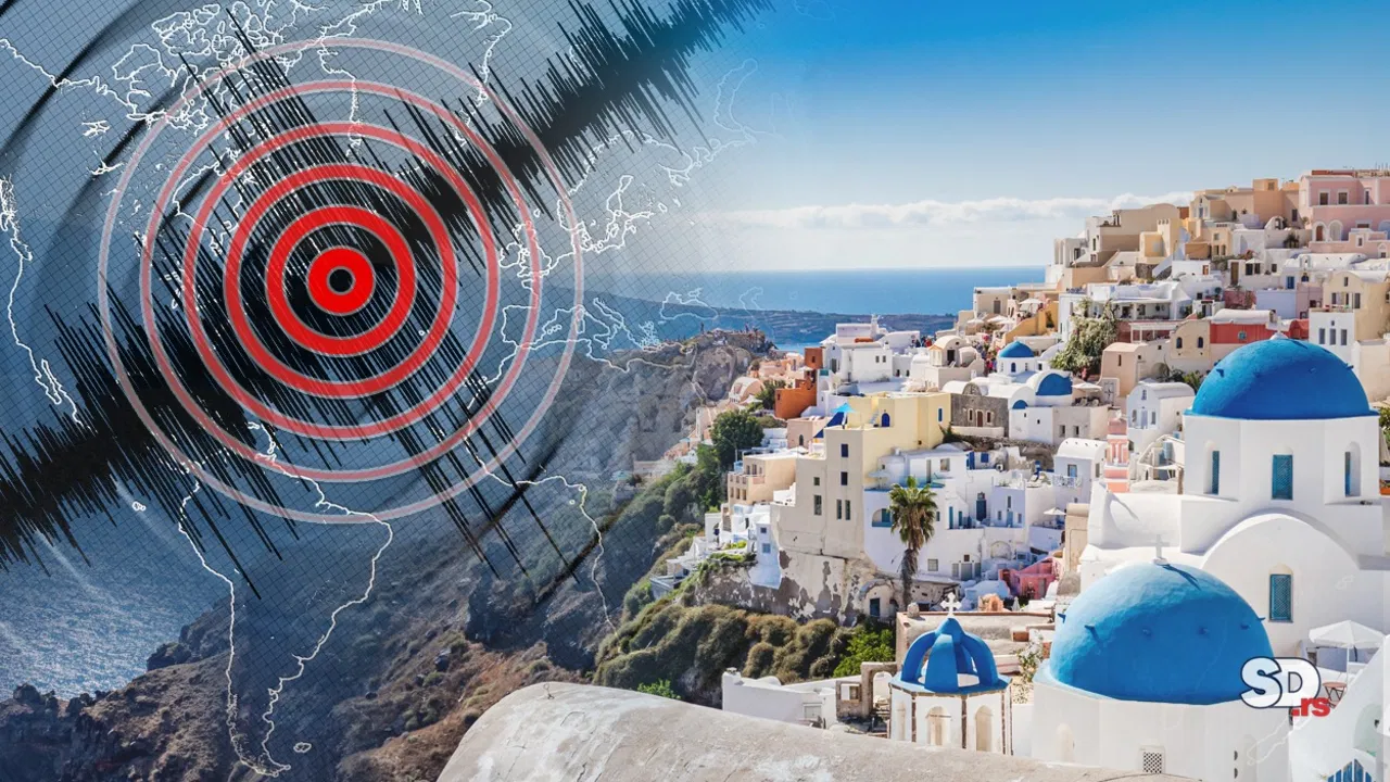 Santorini, zemljotres