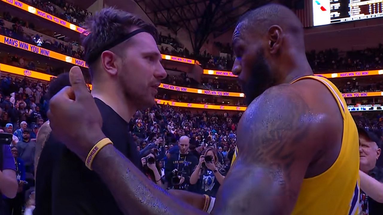 Luka Dončić i Lebron Džejms