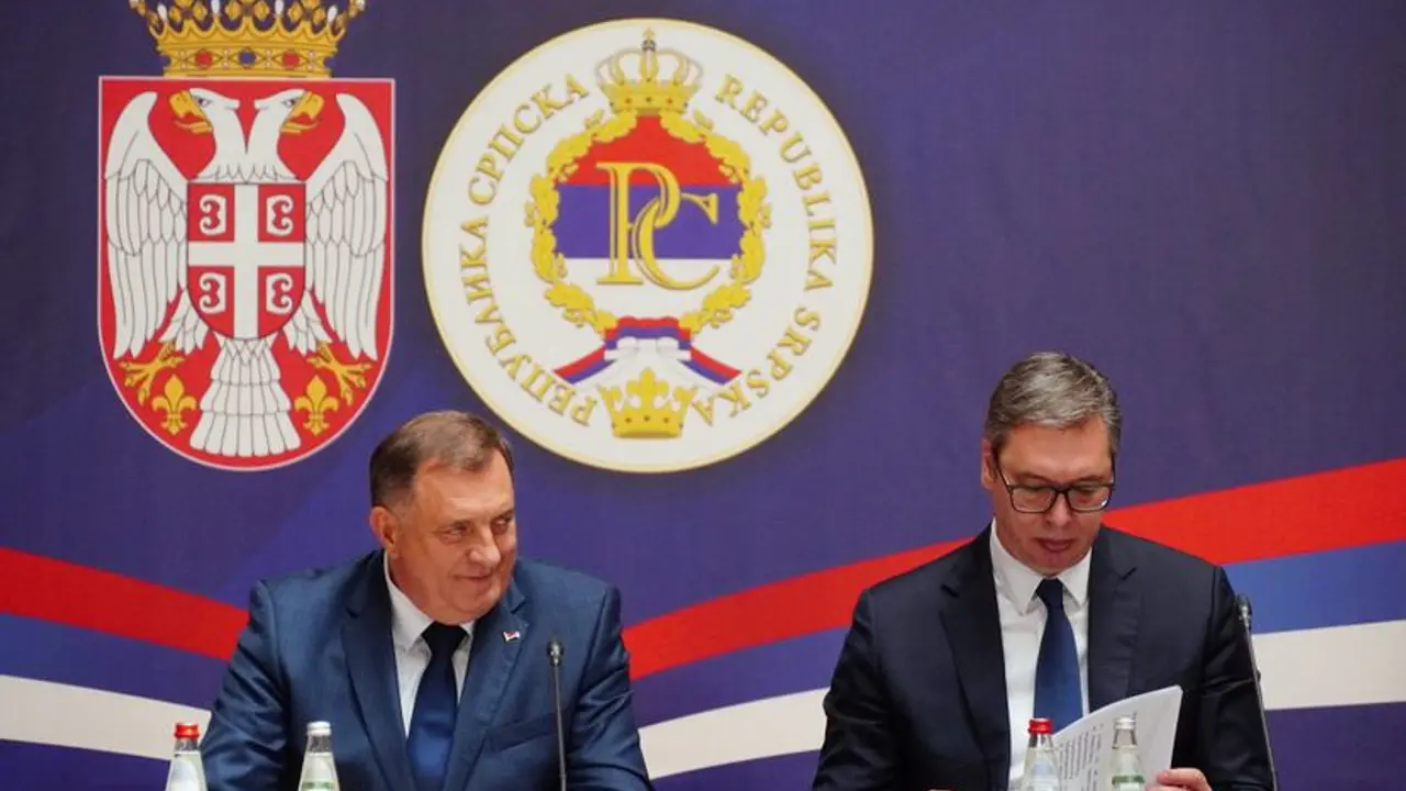 Milorad Dodik i Aleksandar Vučić