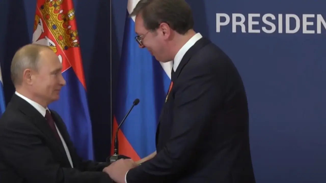 Vladimir Putin i Aleksandar Vučić