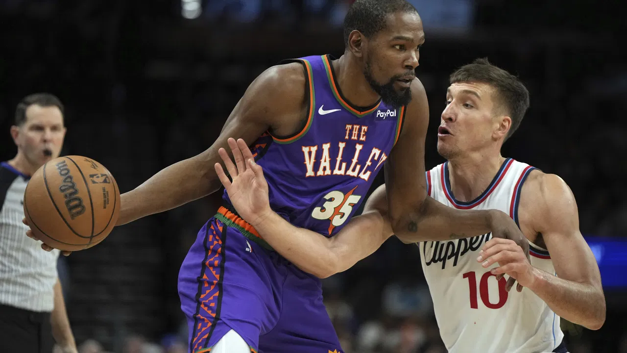 Kevin Durant i Bogdan Bogdanović