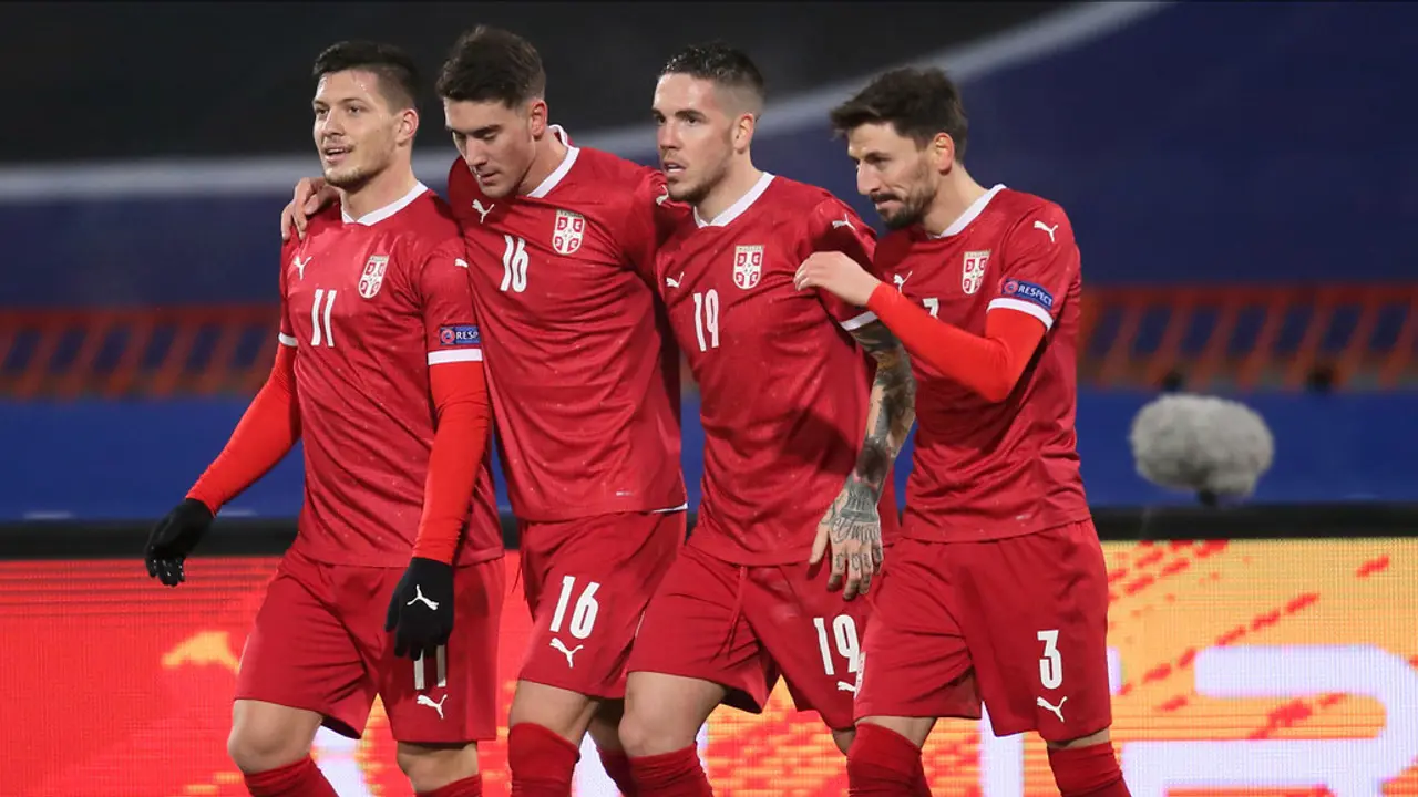 Filip Mladenović, Mihajlo Ristić, Luka Jović i Dušan Vlahović
