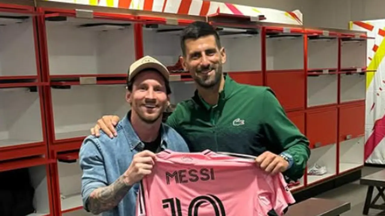 Novak Đoković i Leo Mesi