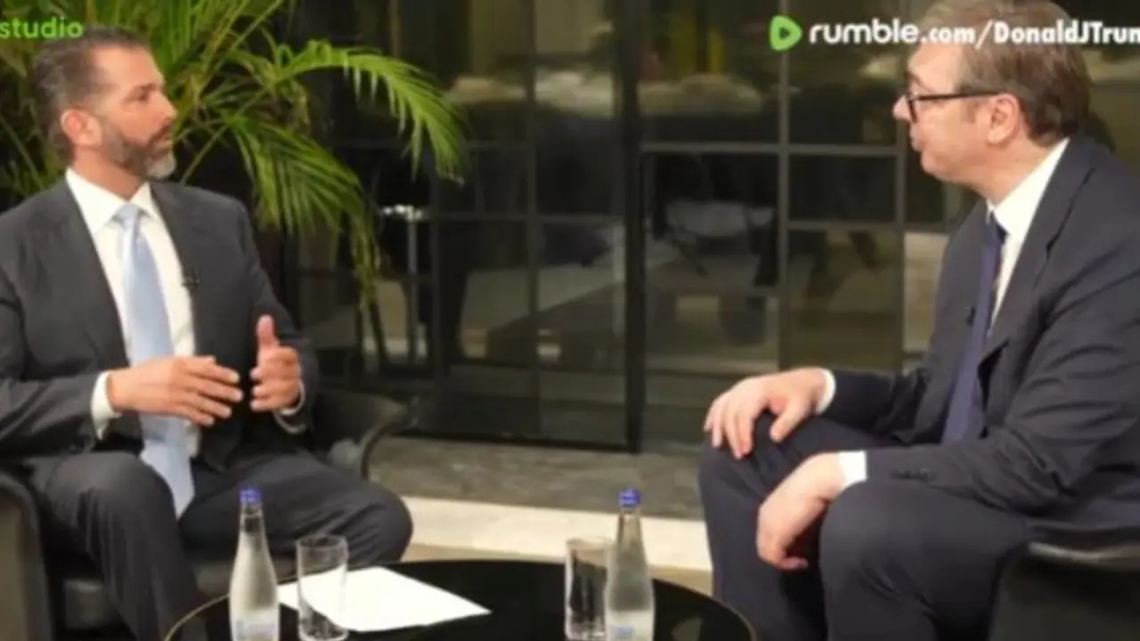 Donald Tramp junior i Aleksandar Vučić