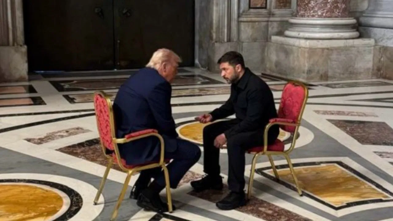 Donald Tramp i Volodimir Zelenski