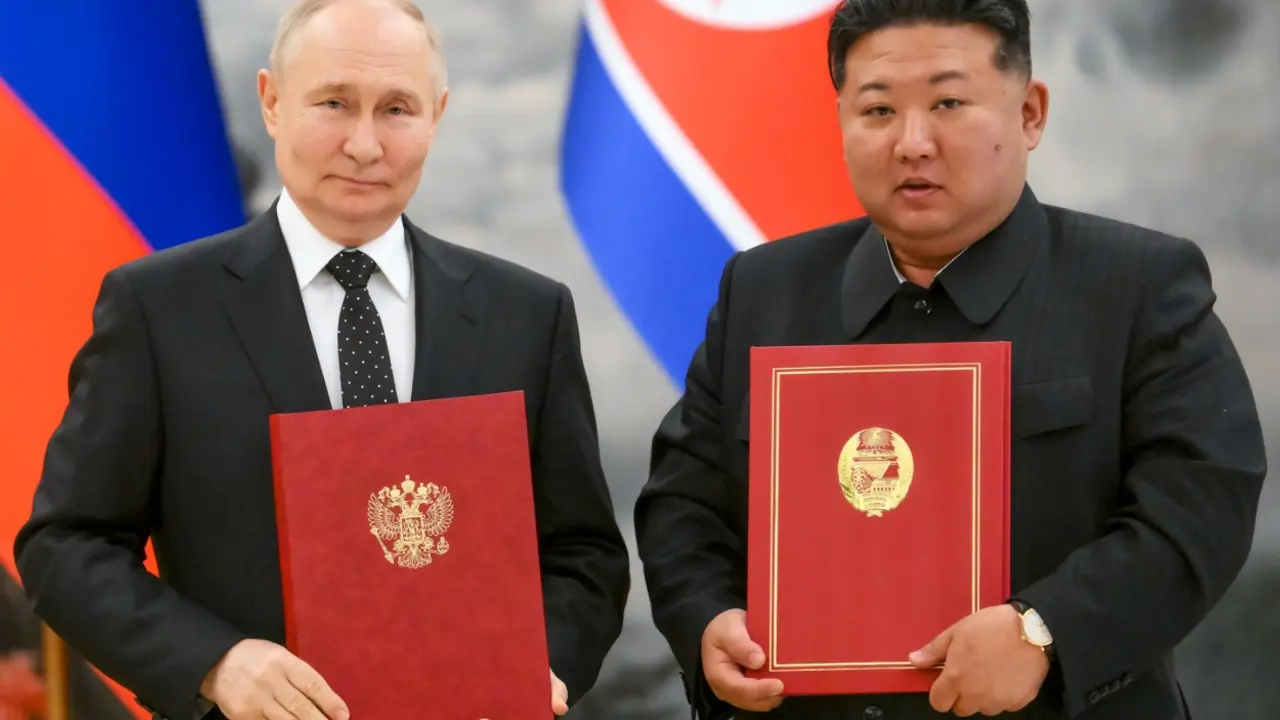 Vladimir Putin i Kim Džong Un