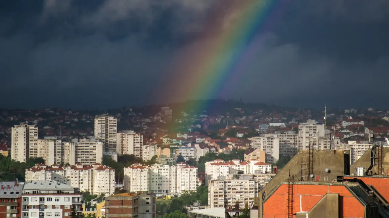 Tamno nebo iznad Beograda