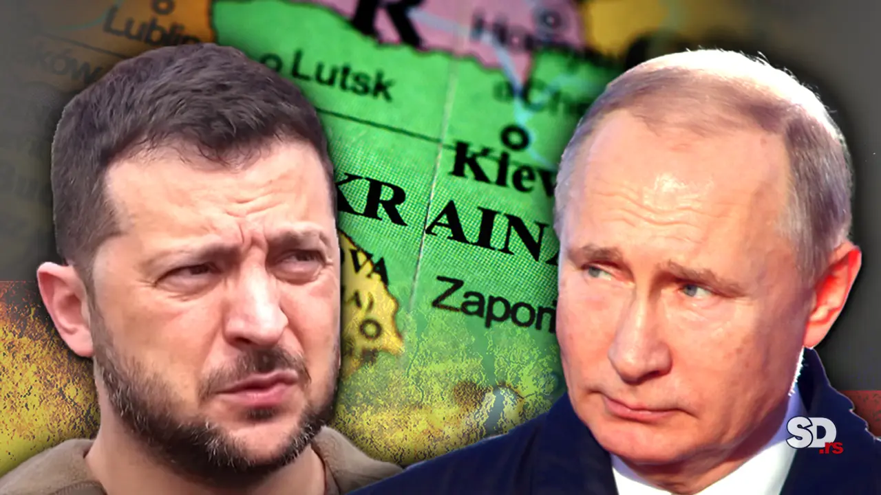 Volodimir Zelenski i Vladimir Putin